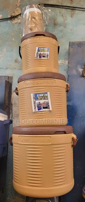 Eskimo Sunrise Ice Chest Coolers.