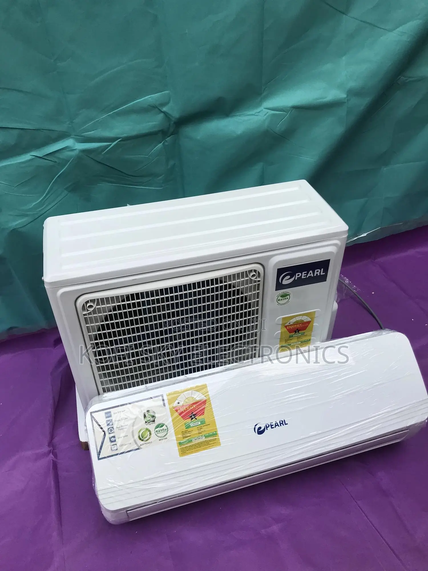 100% Well Arranged Pearl 1.5hp Split R410 Gas Ac