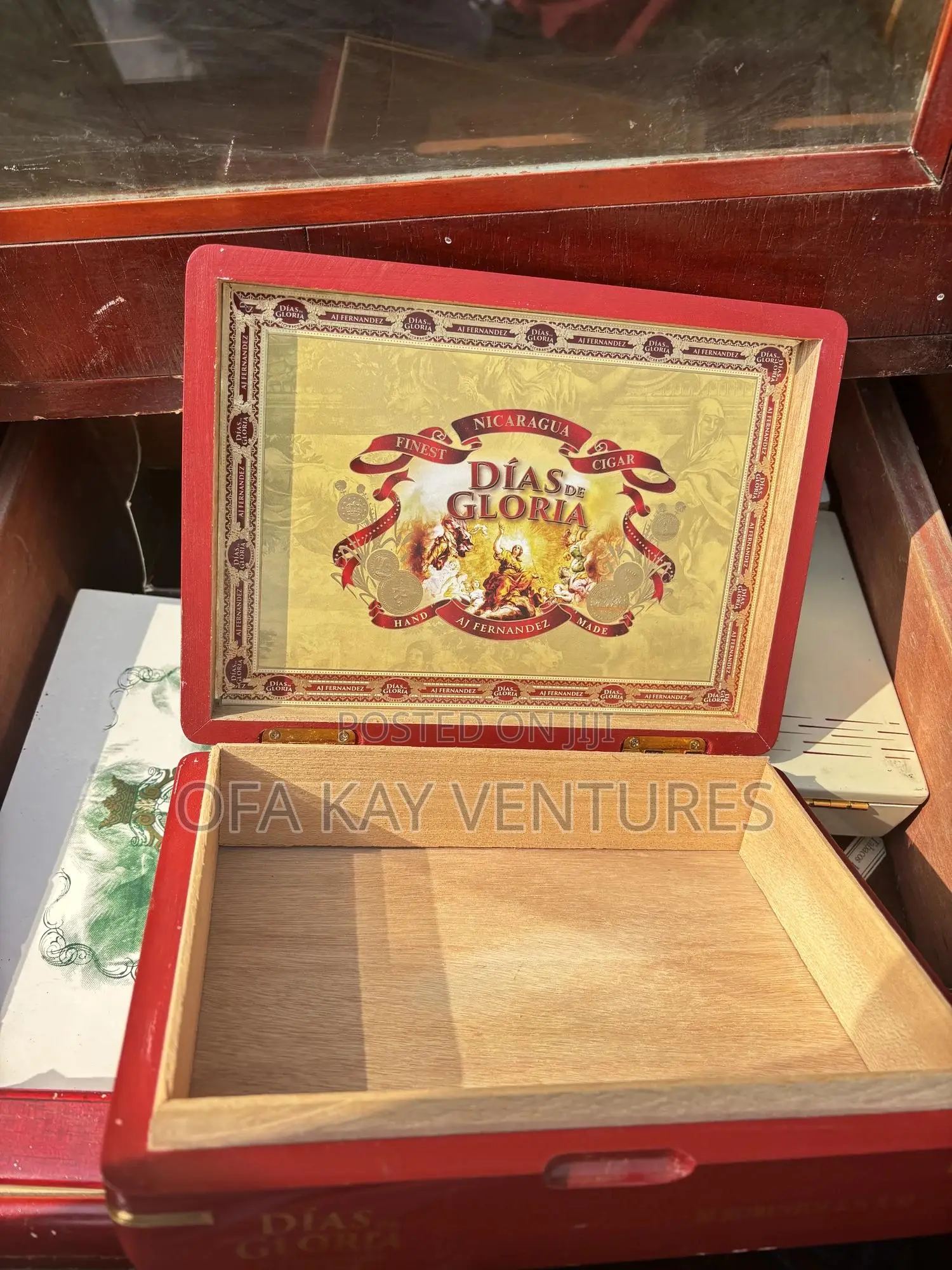 Antique Old Box For Jewelry, Tobacco ,Decoration And More