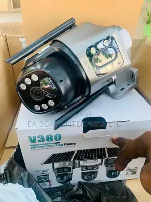 V380 Pro 4g Dual Lens Ptz Solar Camera With Two Way Audio Talk