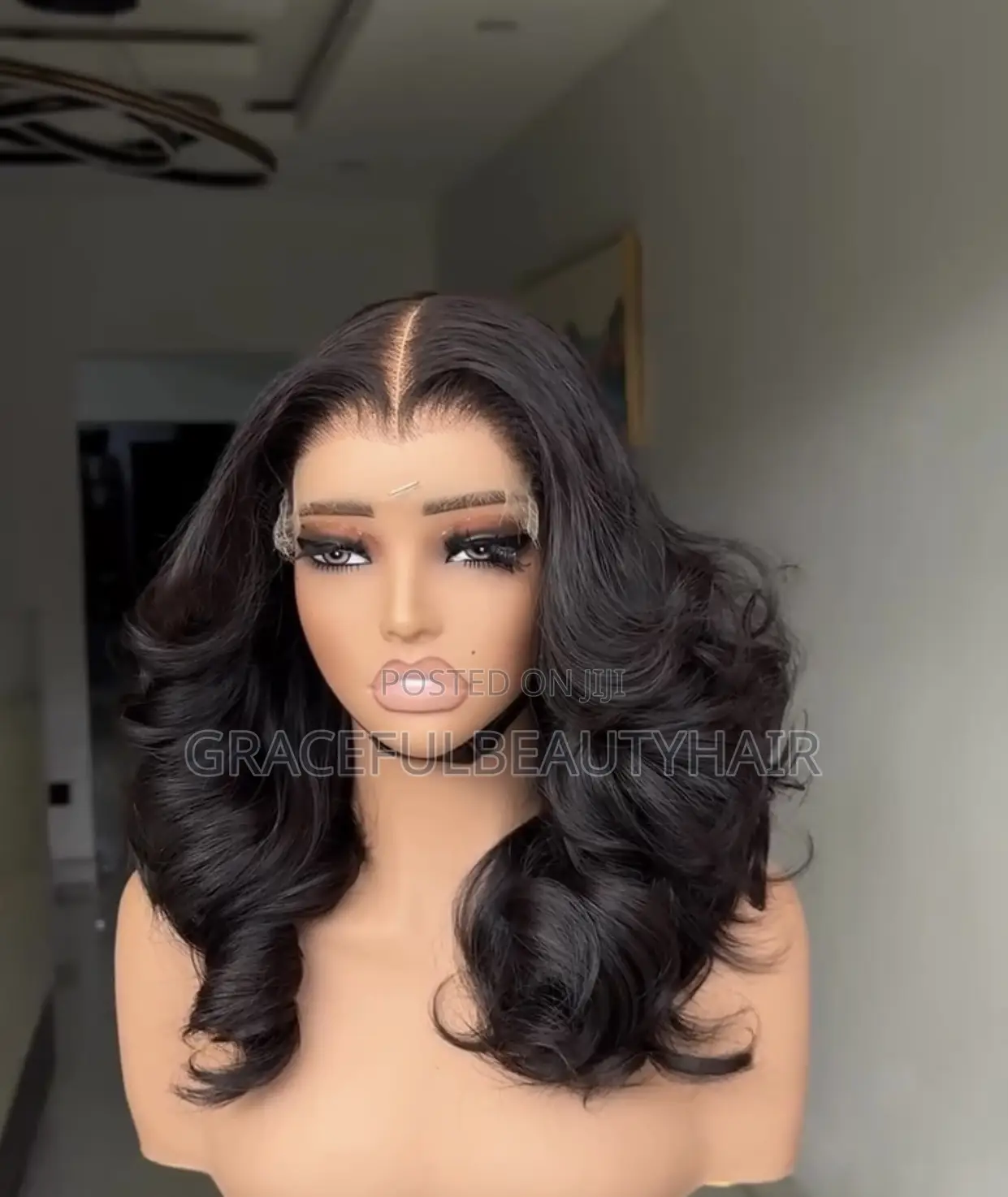 12 Inches Vietnamese SDD Wavy Bouncy Wig Unit