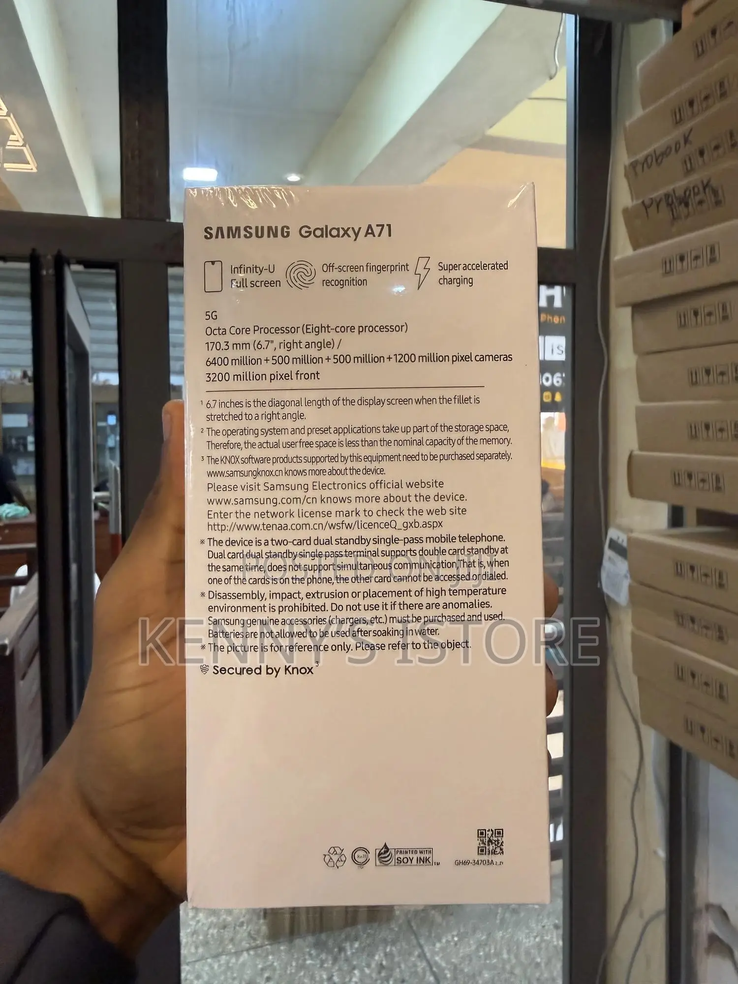 New Samsung Galaxy A71 128 GB Black