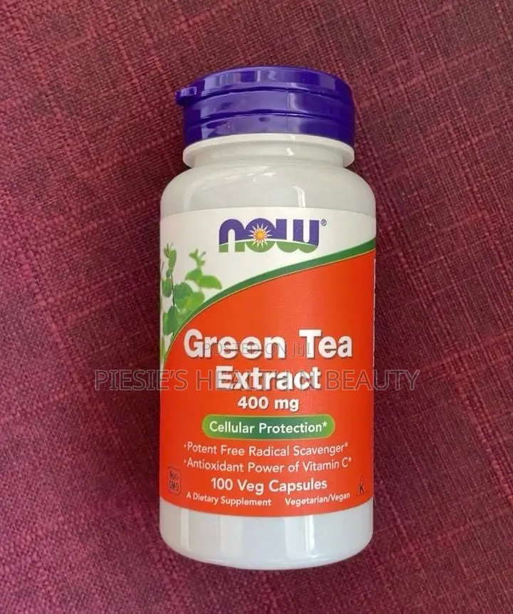 Now Foods Green Tea Extract 400 Mg Veg Capsules, 100s