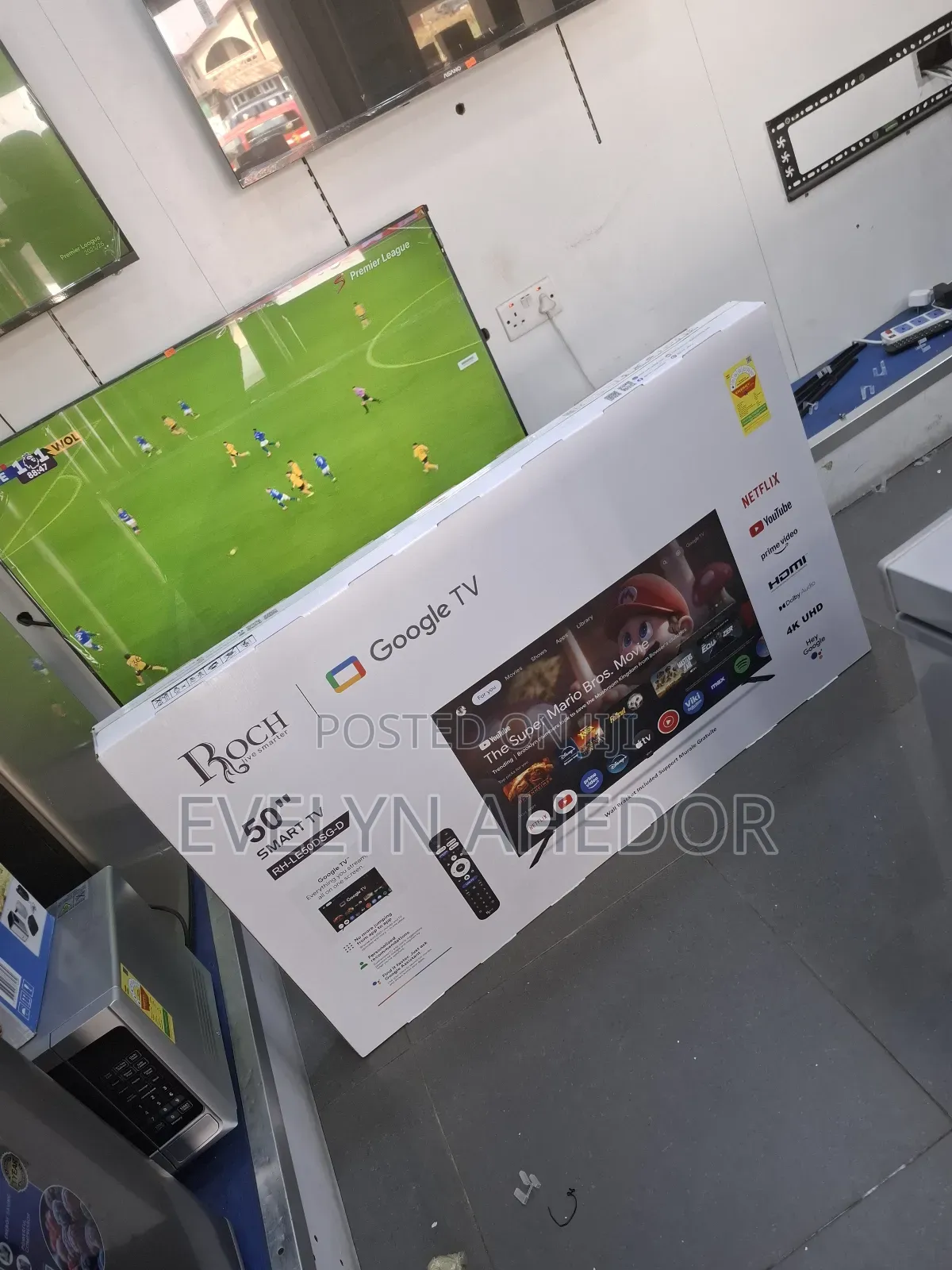 New Promo Price of Roch 50 Inches Smart Tv Uhd Available for Sale