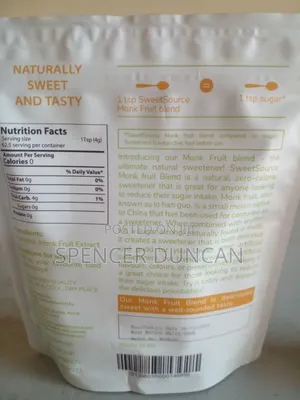 Natural Monk Fruit Sweetener - Sugar Free 250g
