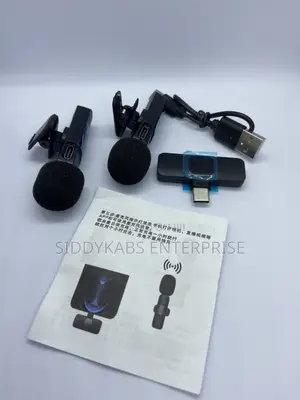 2 in 1 Wireless Microphone Reduced Noise for Android/ iPhone Type C