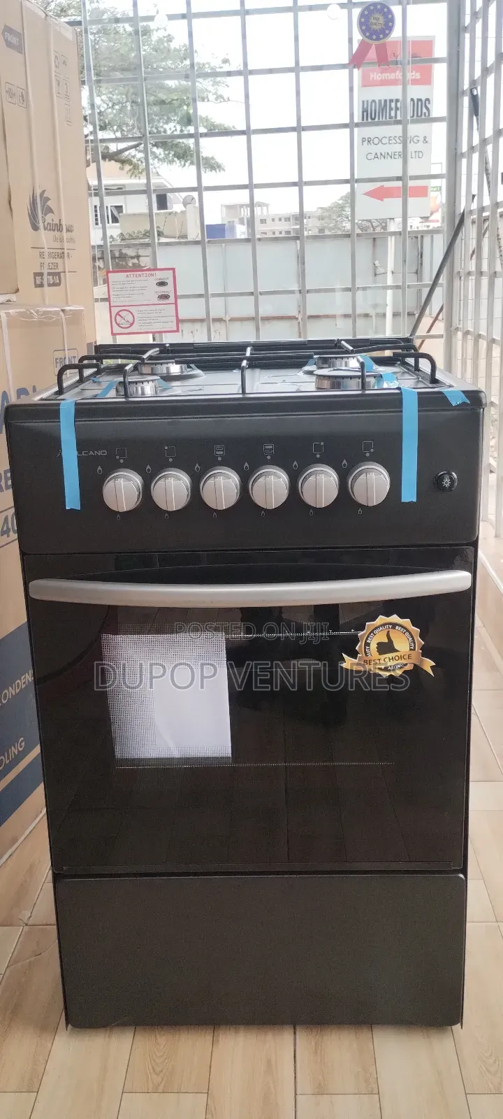 All New Volcano Burner With Oven and Grill 50*50