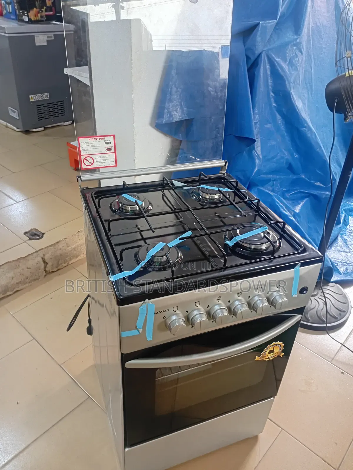 Volcano High-Power 50×50 Volcano 4 Gas Burner