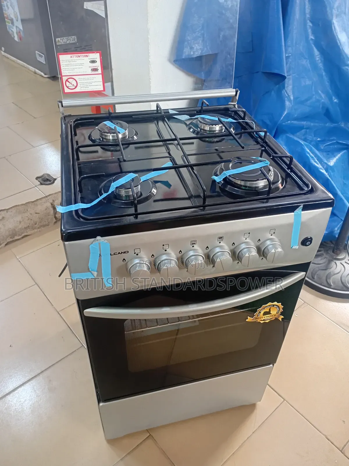 Volcano Energy Efficient 50×50 Volcano 4 Gas Burner