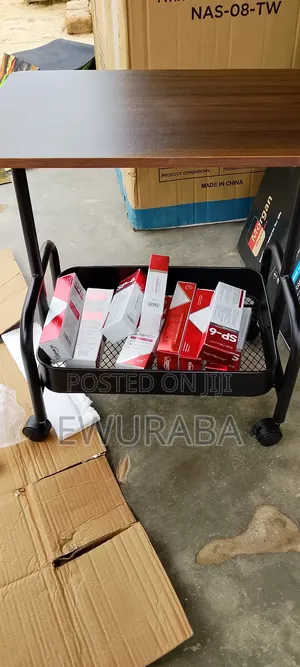 Side Coffee Table With Basket Holder