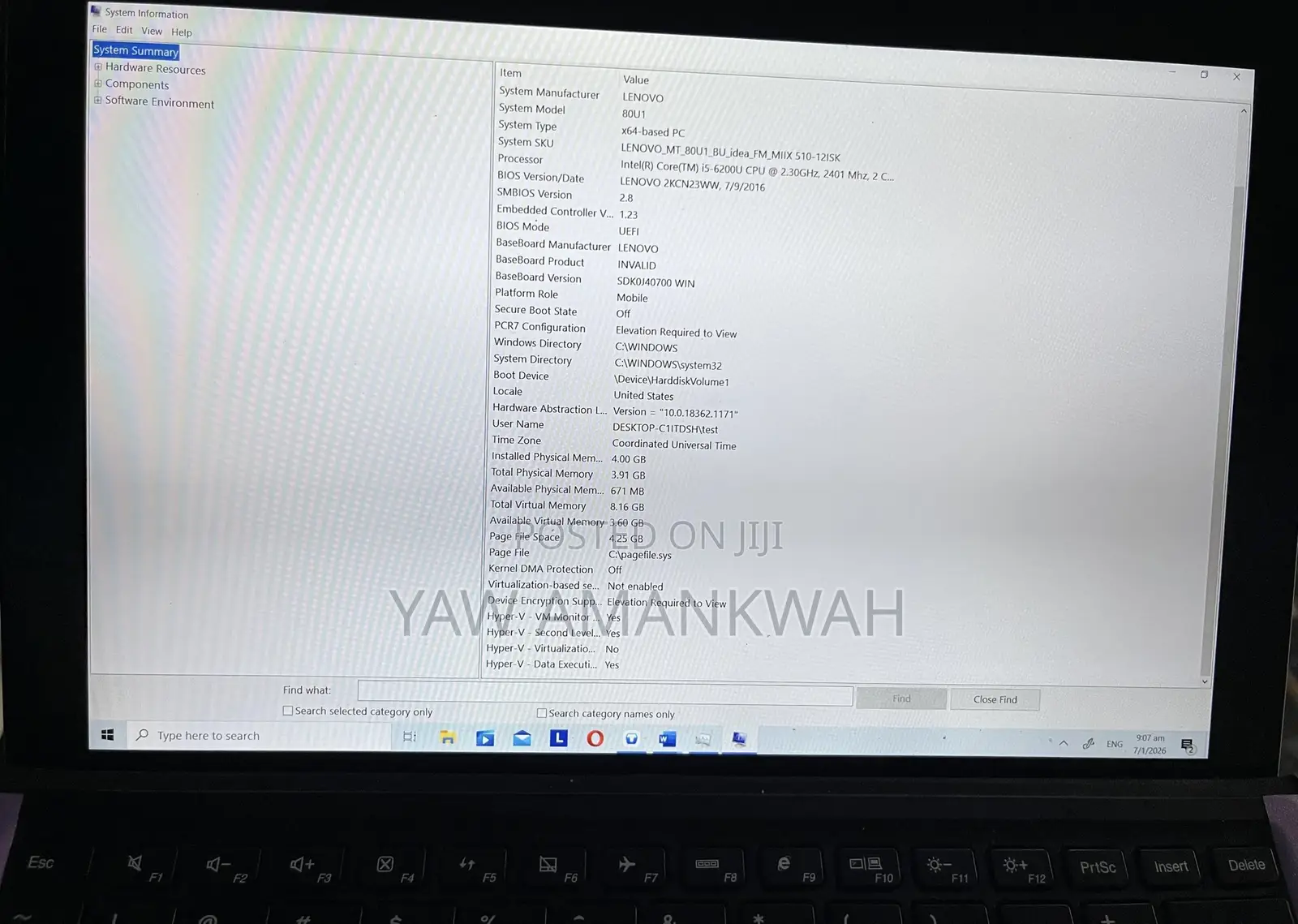 Laptop Lenovo Miix 2 4GB Intel Core I5 SSD 128GB
