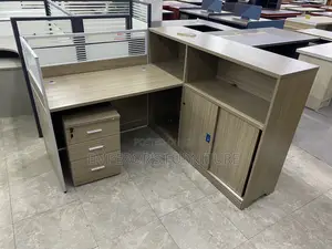 Quality Modern Front Desk/Single Work Station With Storage