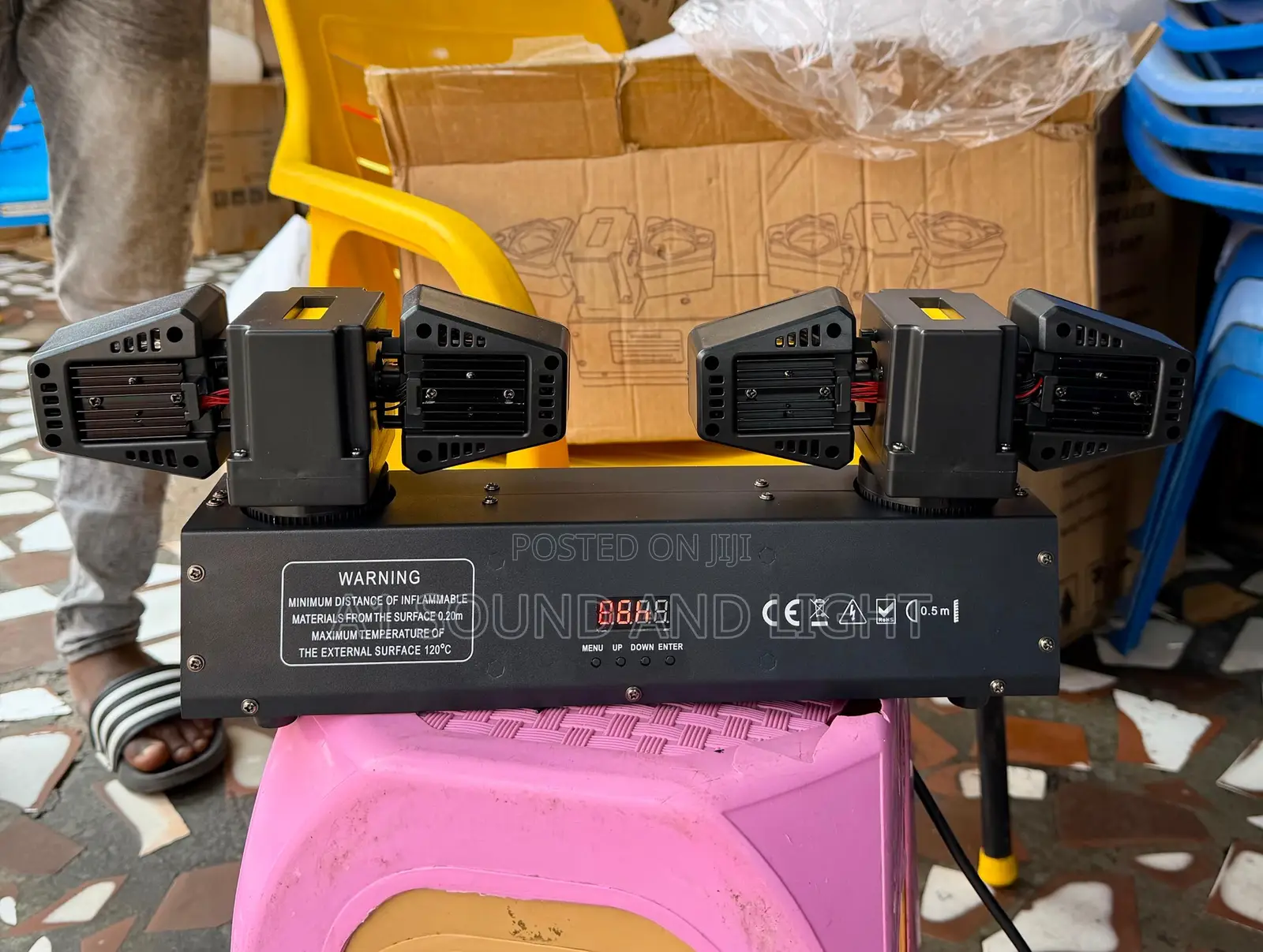 4-head Led Moving Beam Stage Light.