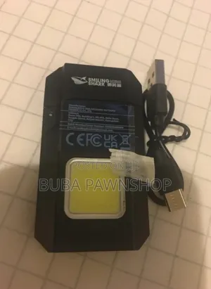 Smiling Shark Tip137 Mini Flashlight, Cob Keychain , Lighter