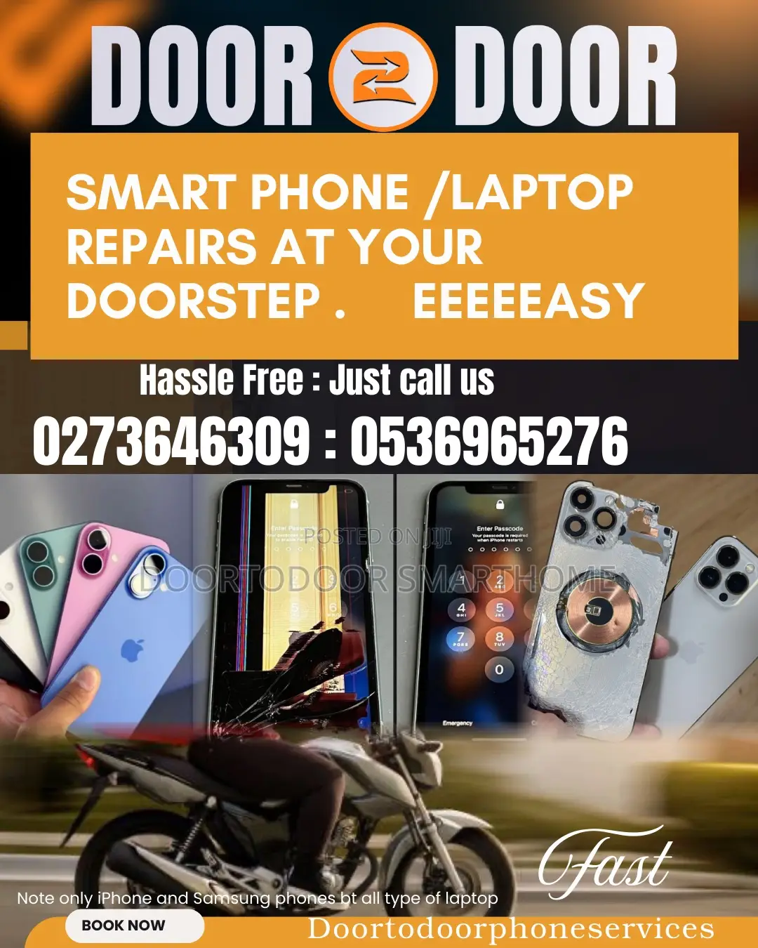 Doortodoor Mobile Phone Repairs at Your Convenience