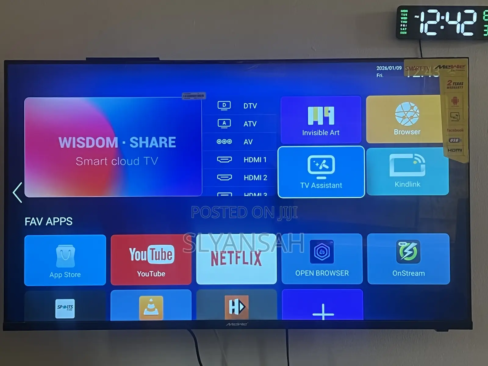 Mewe Smart Android Tv 43”