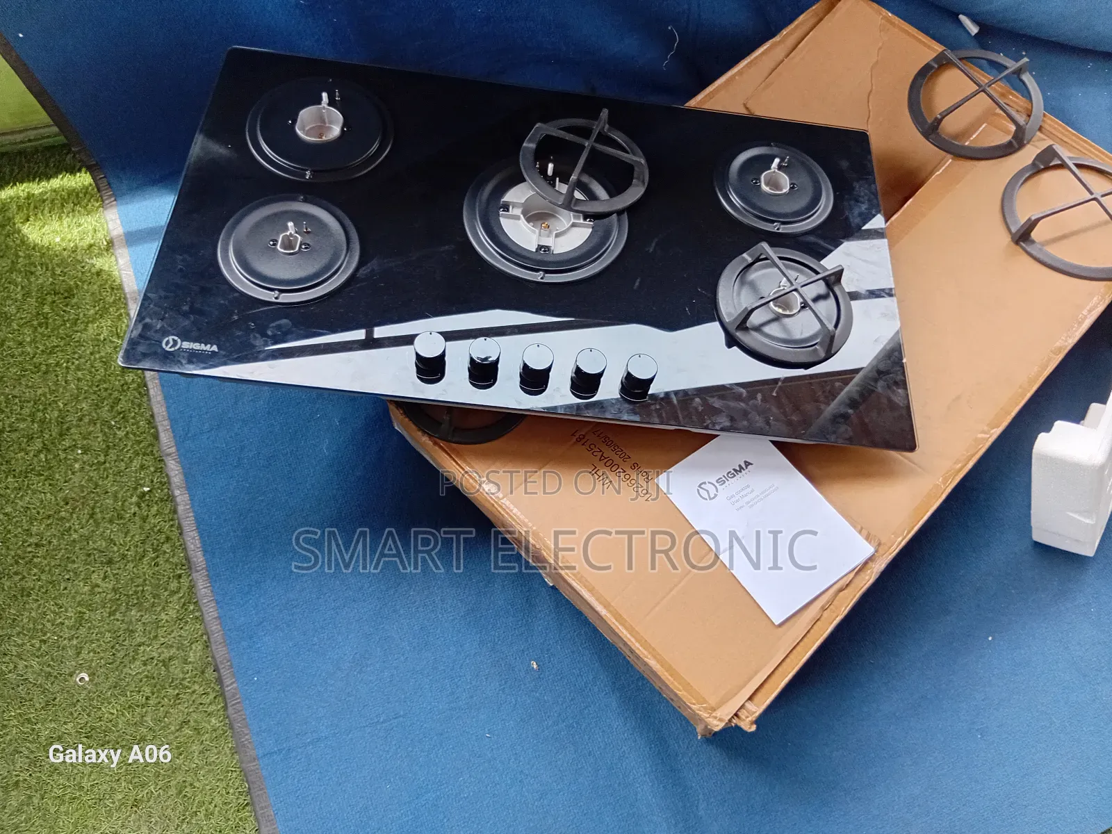 Sigma Crystal Glass Built-in Gas Hob