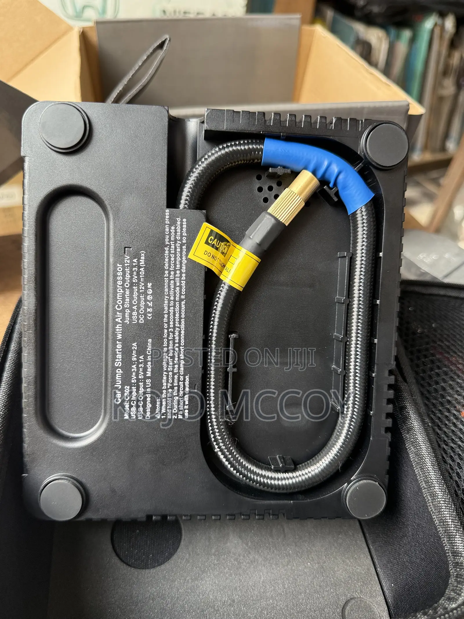 Jump Start Tyre Pump Portable Machine