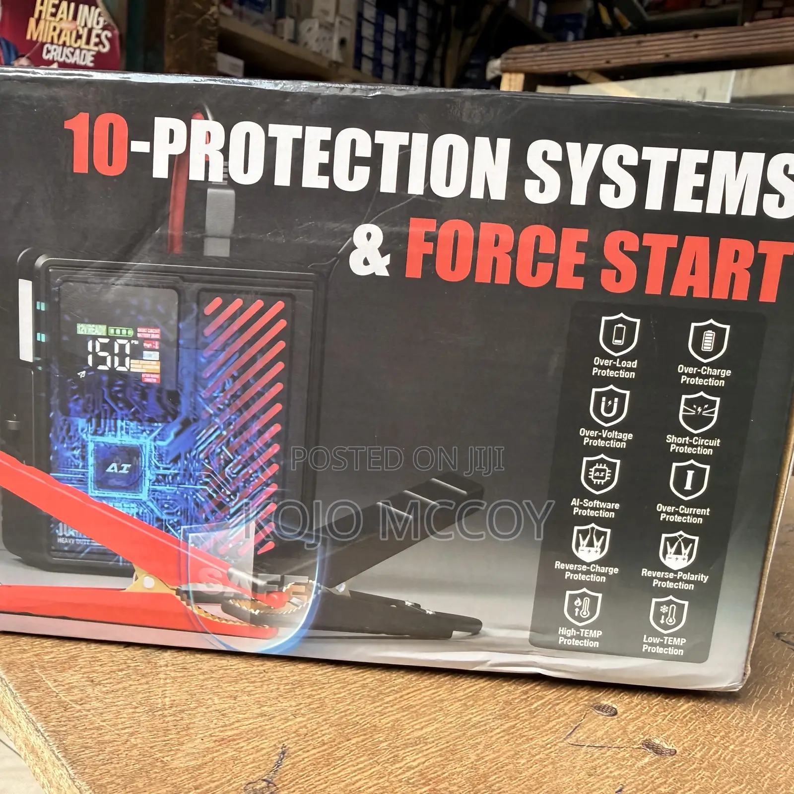 Jump Start Tyre Pump Portable Machine