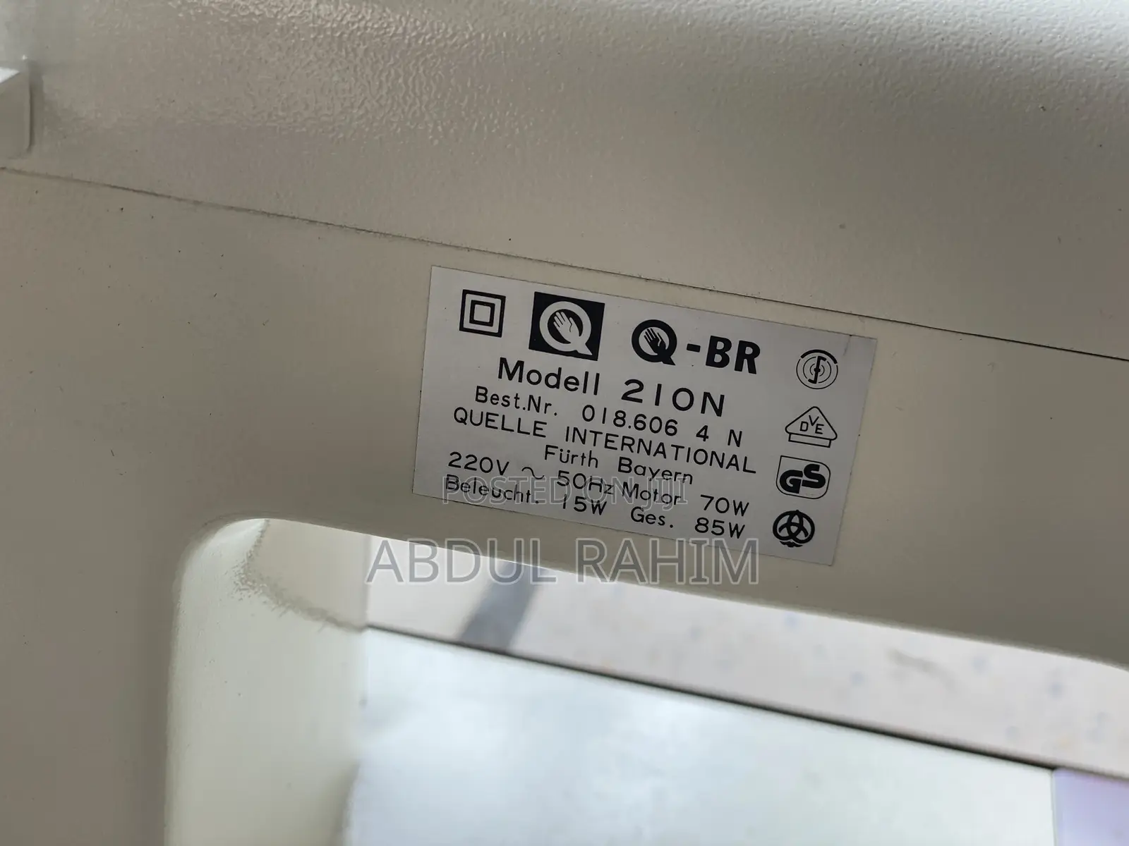 Sewing Machine Privileg