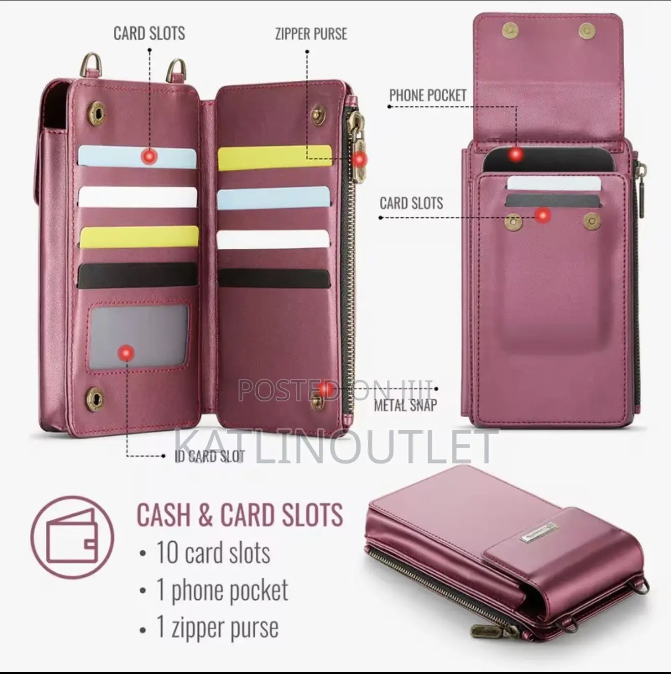 Wallet Bag Case Universal Phone Case