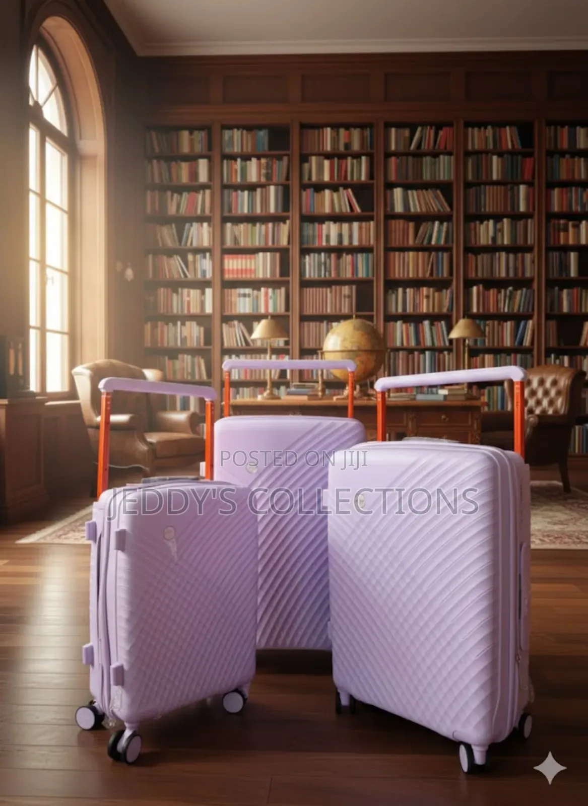 Long Handle Trolley Luggage 3set With a Security Locks Unisex
