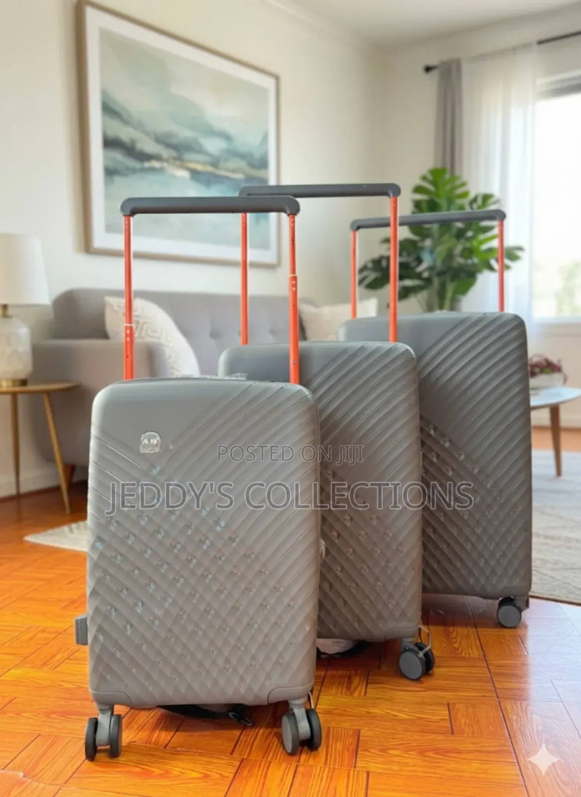 Long Handle Trolley Luggage 3set With a Security Locks Unisex