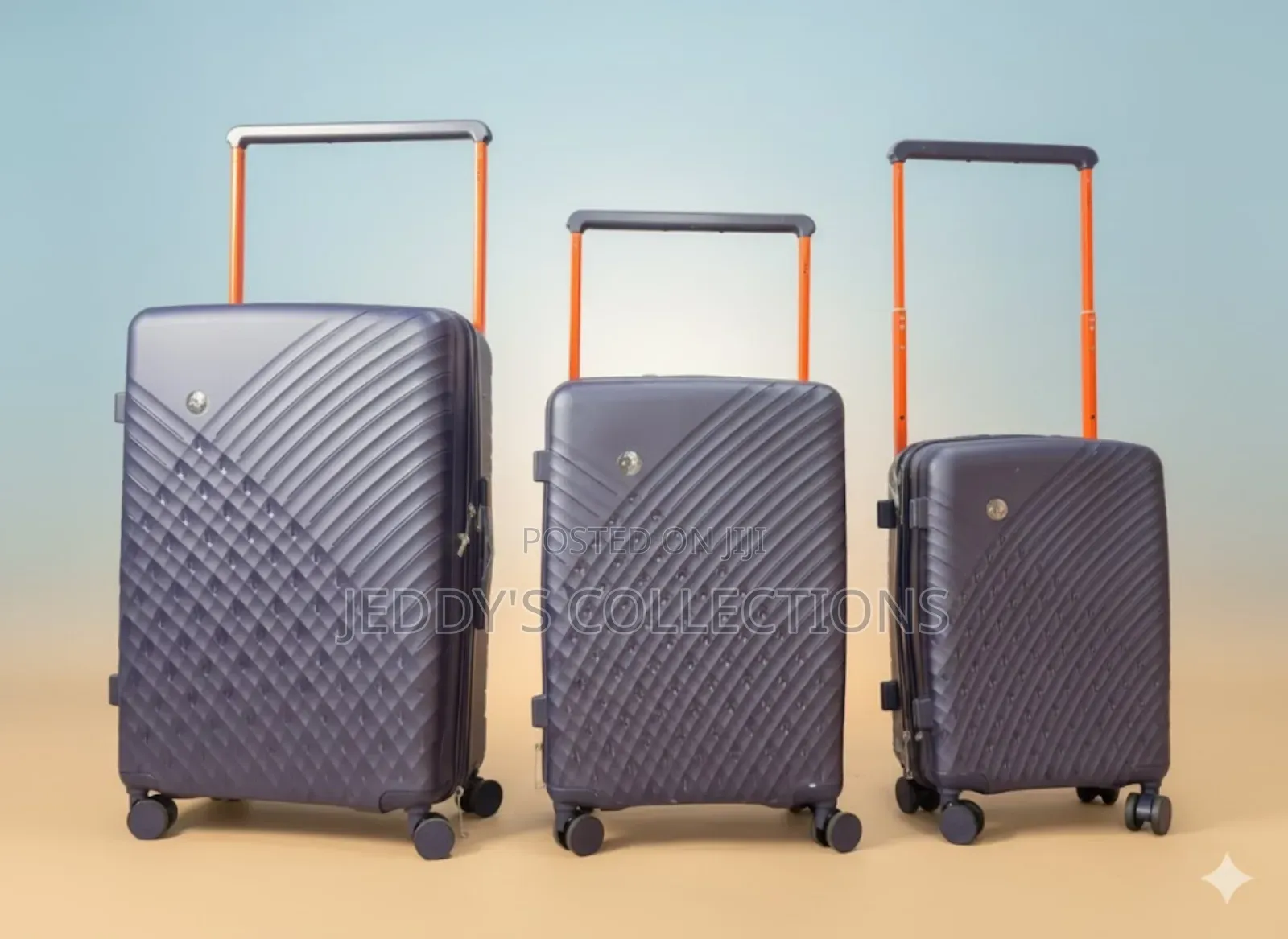 Long Handle Trolley Luggage 3set With a Security Locks Unisex