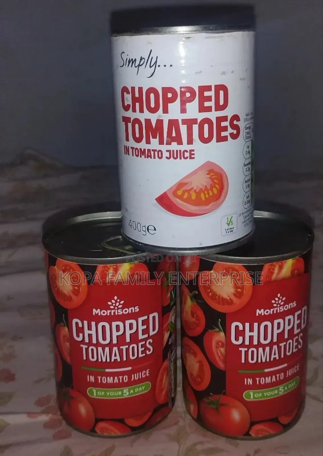 Chopped Tomato in Tomato Juice From Uk