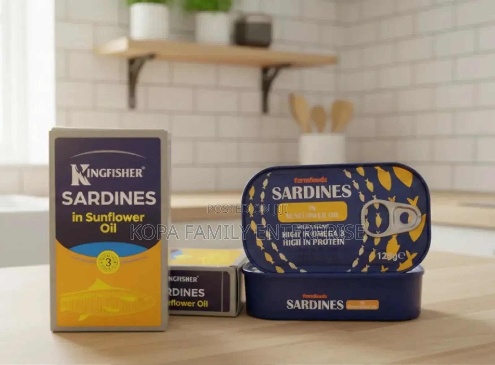 Sardines in Sunflower Oil From the Uk