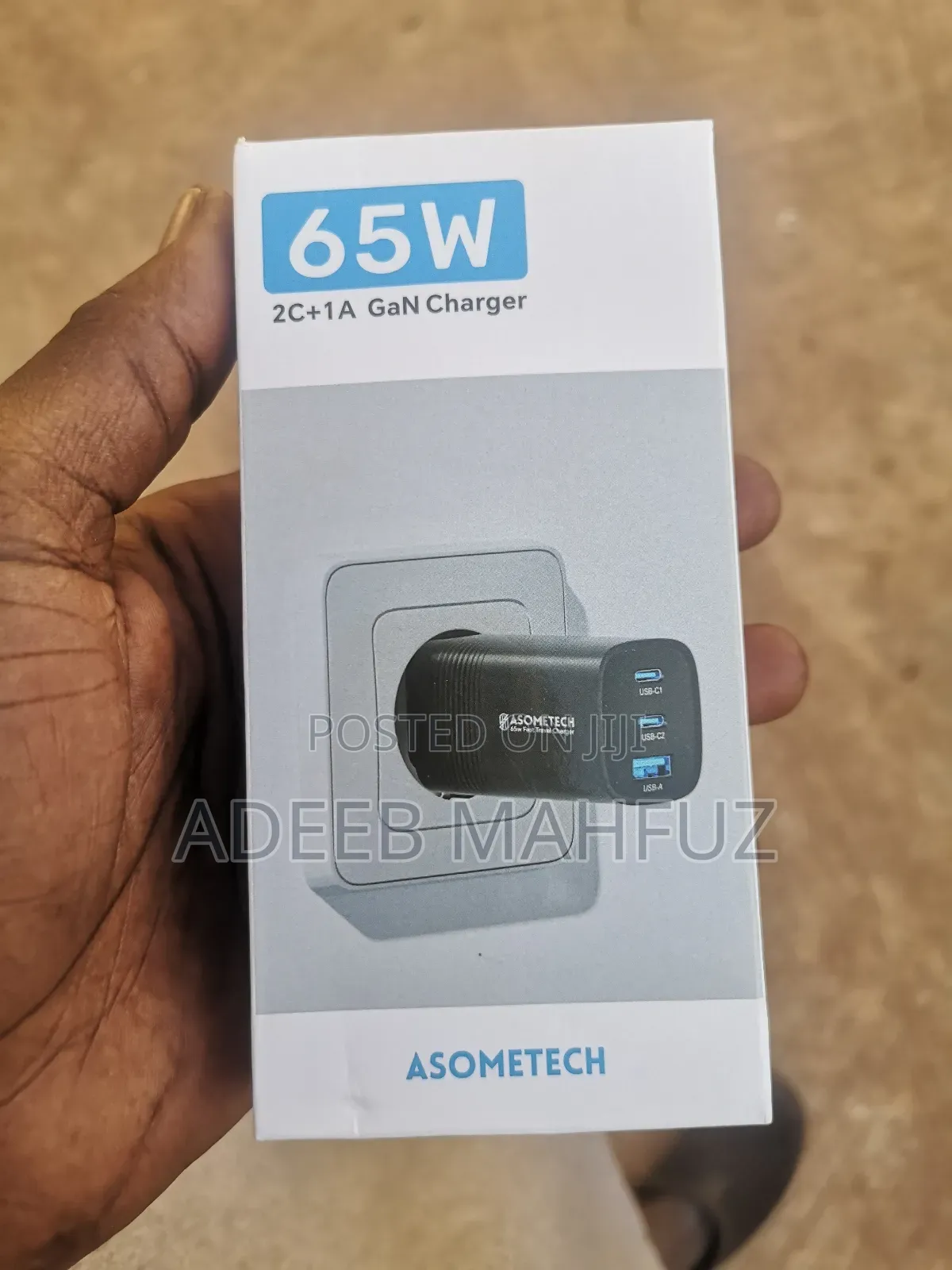 Asometech 65w Gan Super Charger Laptop N Phone