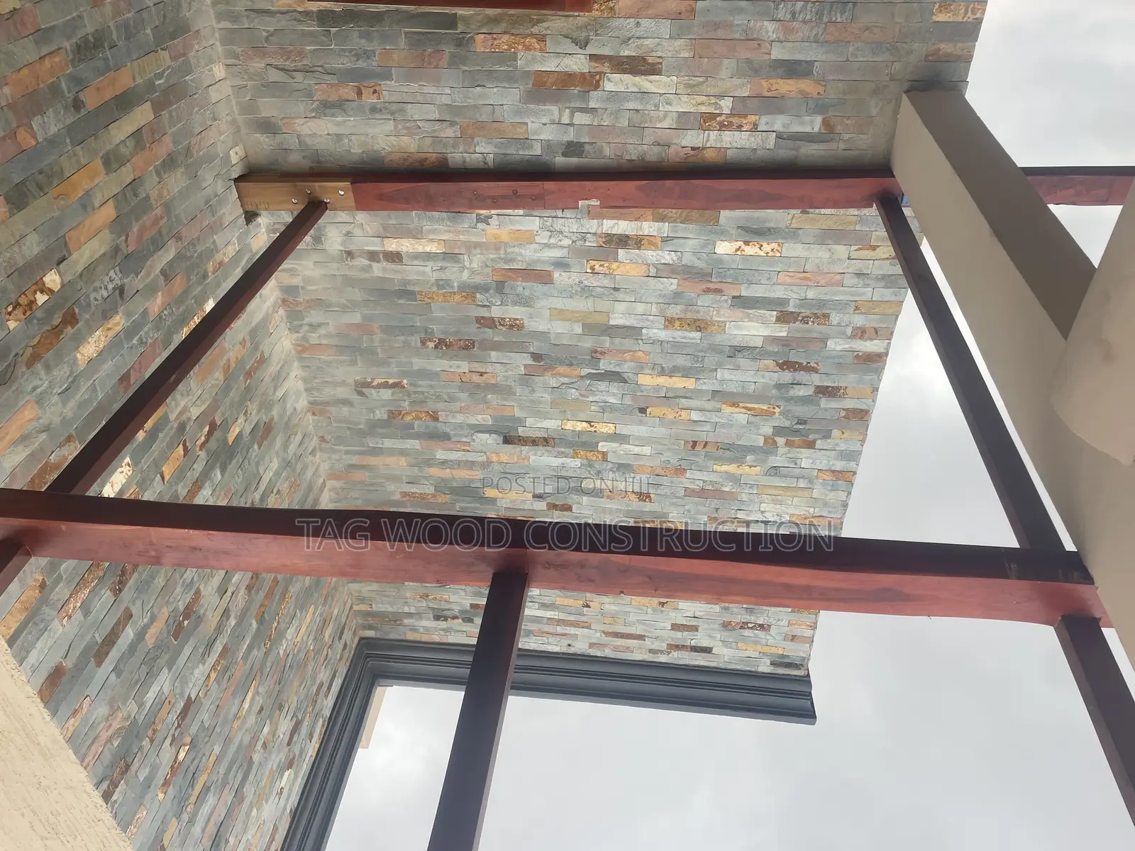 Installation of 50ft by 30ft Pergola on Top Roof on Going
