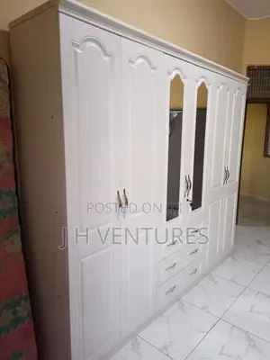 6 Doors Wooden Wardrobe