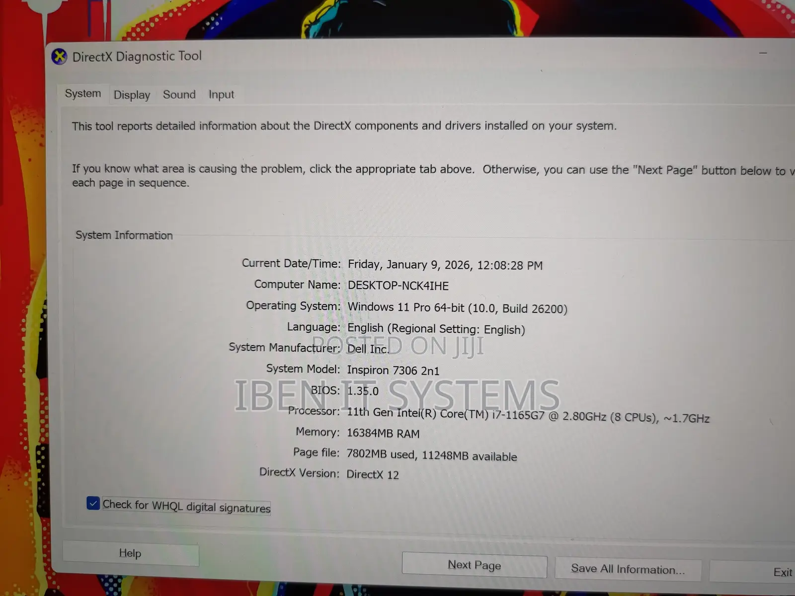 Laptop Dell Inspiron 7306 16GB Intel Core i7 SSD 512GB