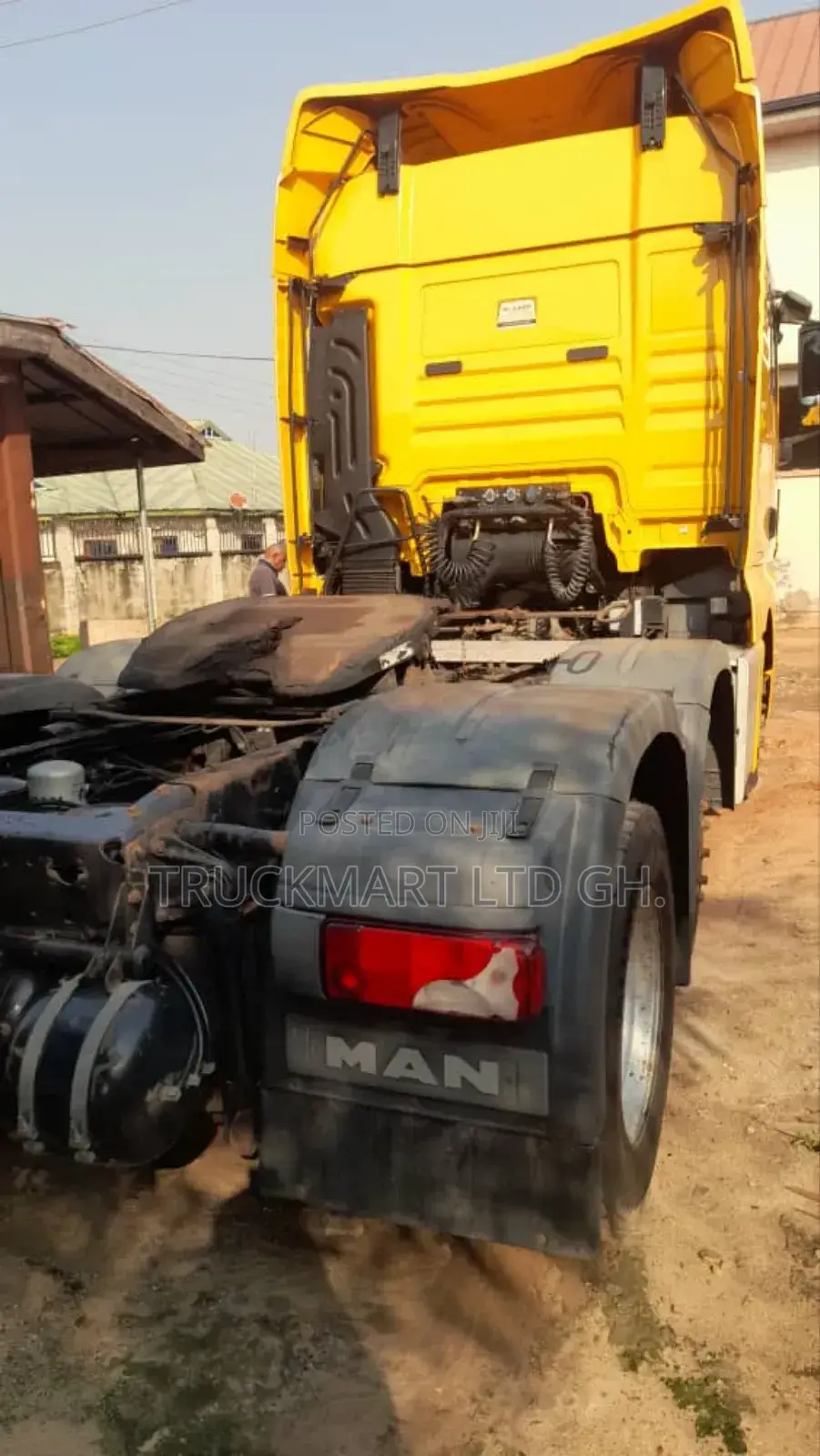 Man TGX 2015 Model Helper Axle