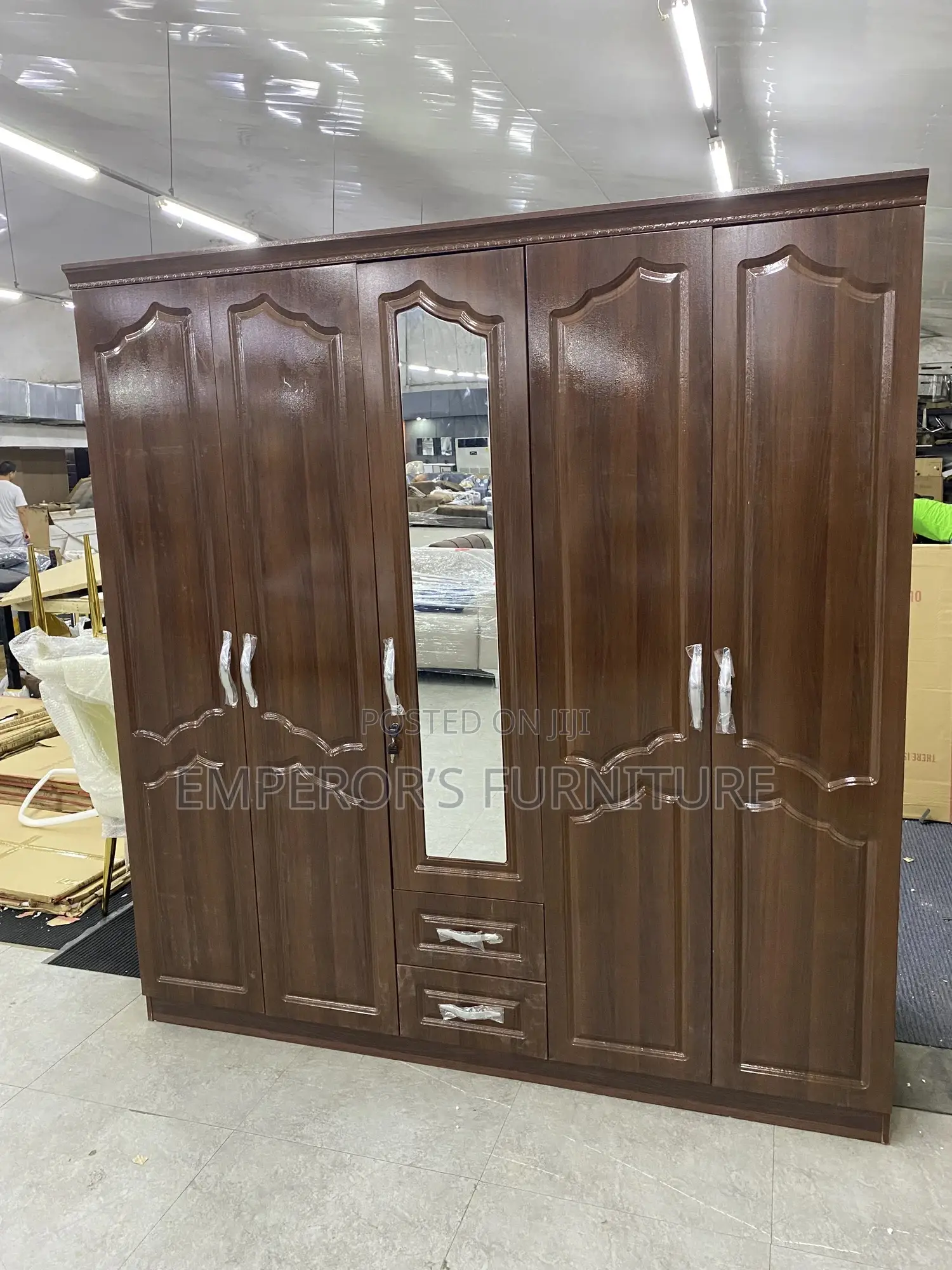 Imported Five Doors Wardrobe