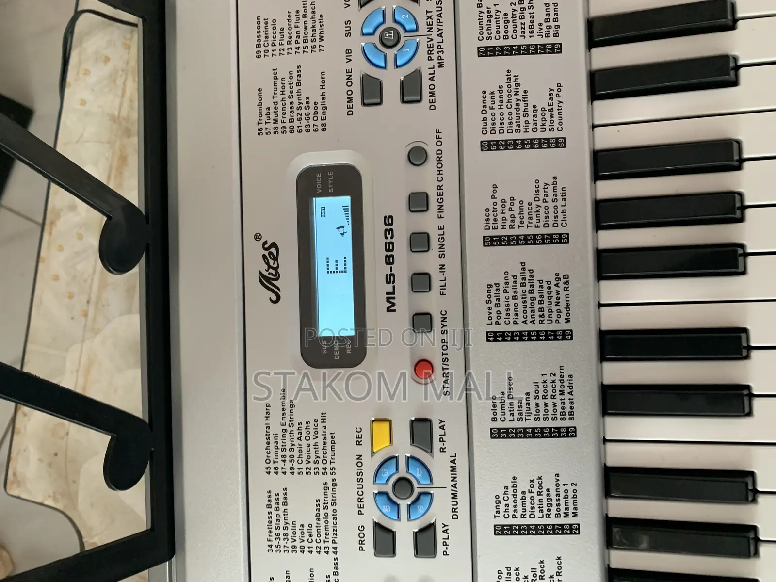 61-Key Electronic Keyboard: Beginner Friendly