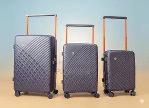 Trolling Traveling Luxurious Luggage 3 Pieces With a Long Bar Handle