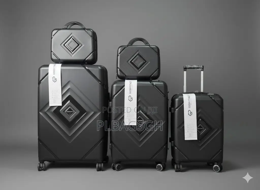 Unbreakable Five Set Pieces Luggage Anti Theft Zip Double Zipper