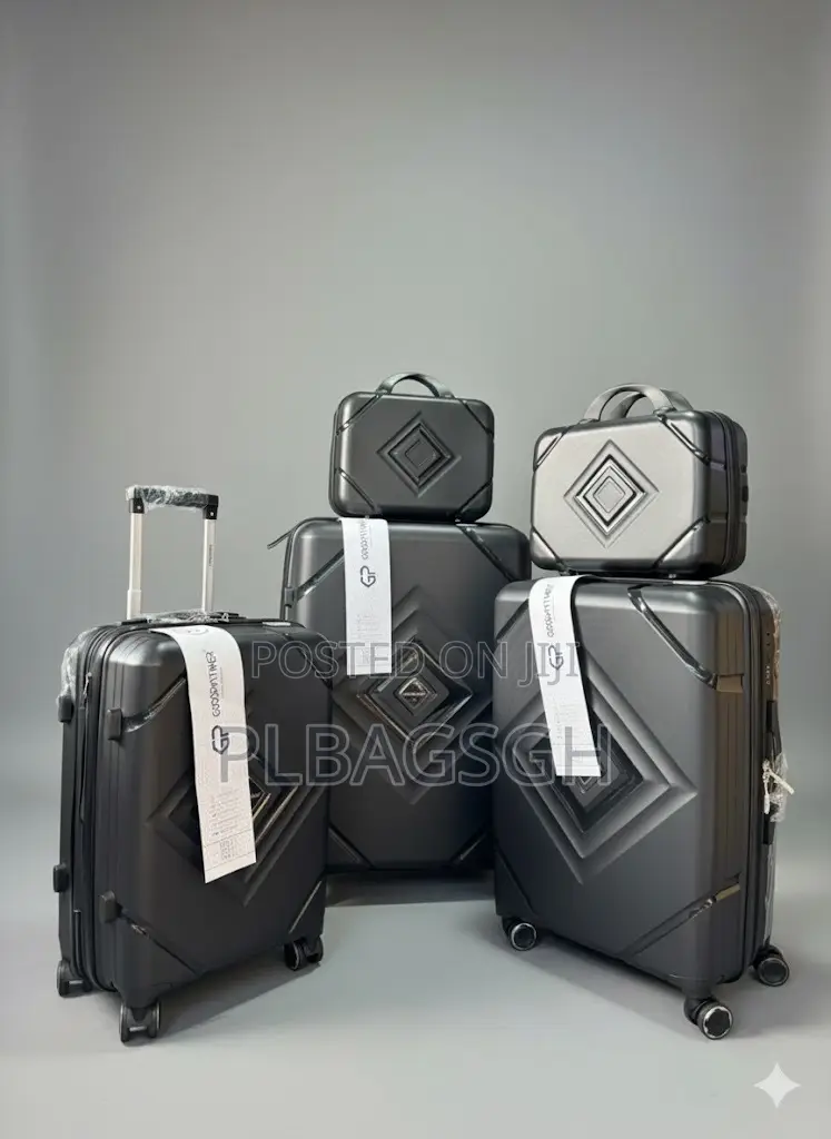 Unbreakable Five Set Pieces Luggage Anti Theft Zip Double Zipper