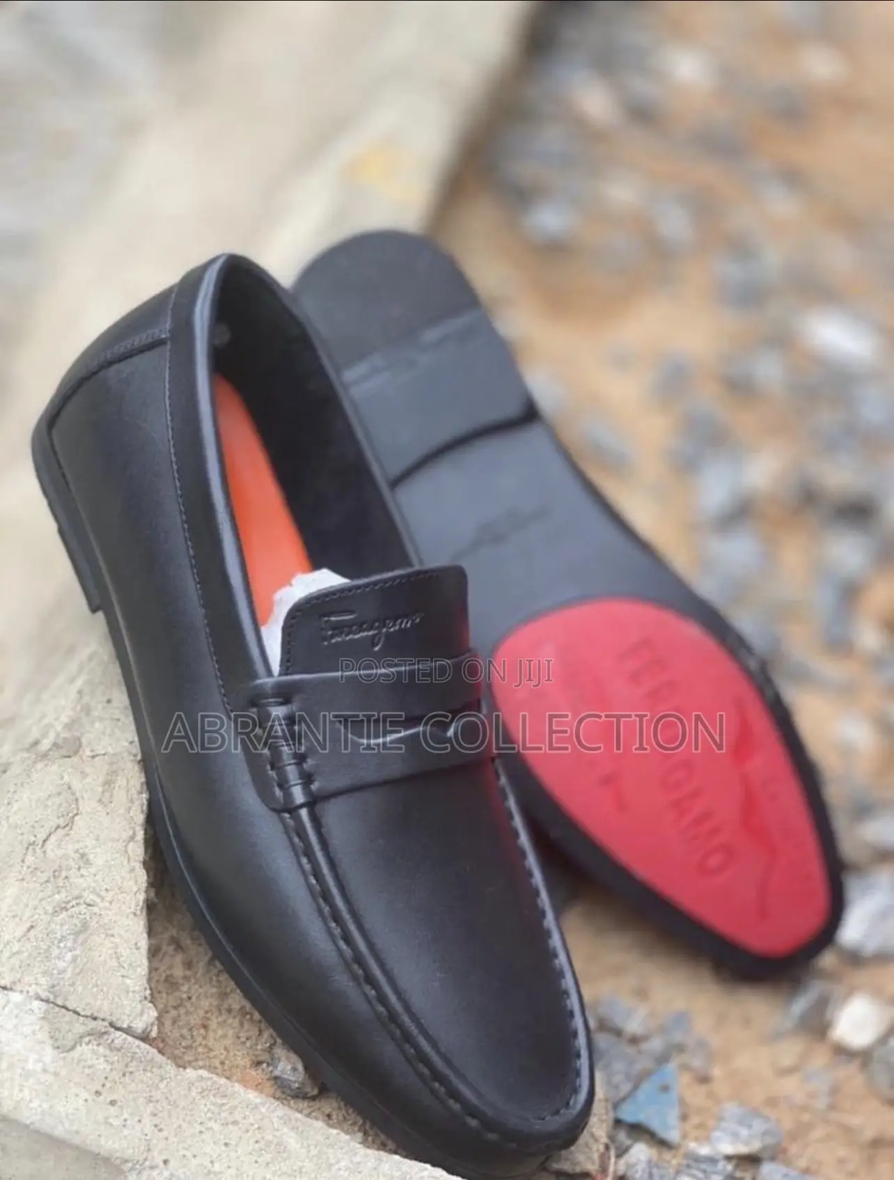 Ferragamo Black Loafers Shoes