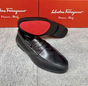 Ferragamo Black Loafers Shoes