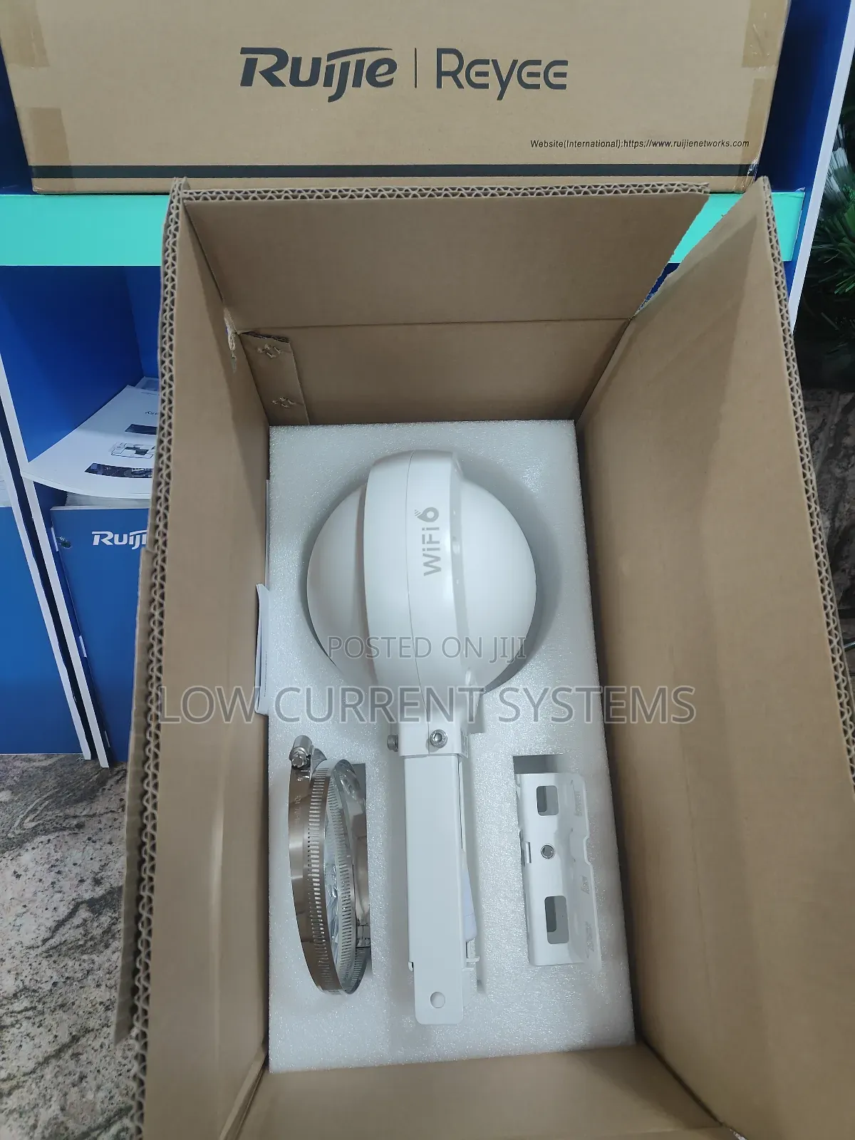 Ruijie Outdoor Access Point Wifi 6 Rap6262 G 300m Omni Directional