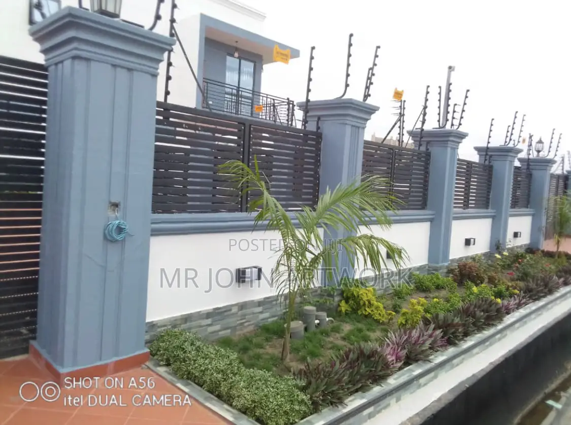 Fence Wall Copping and Pillar Design Etc.