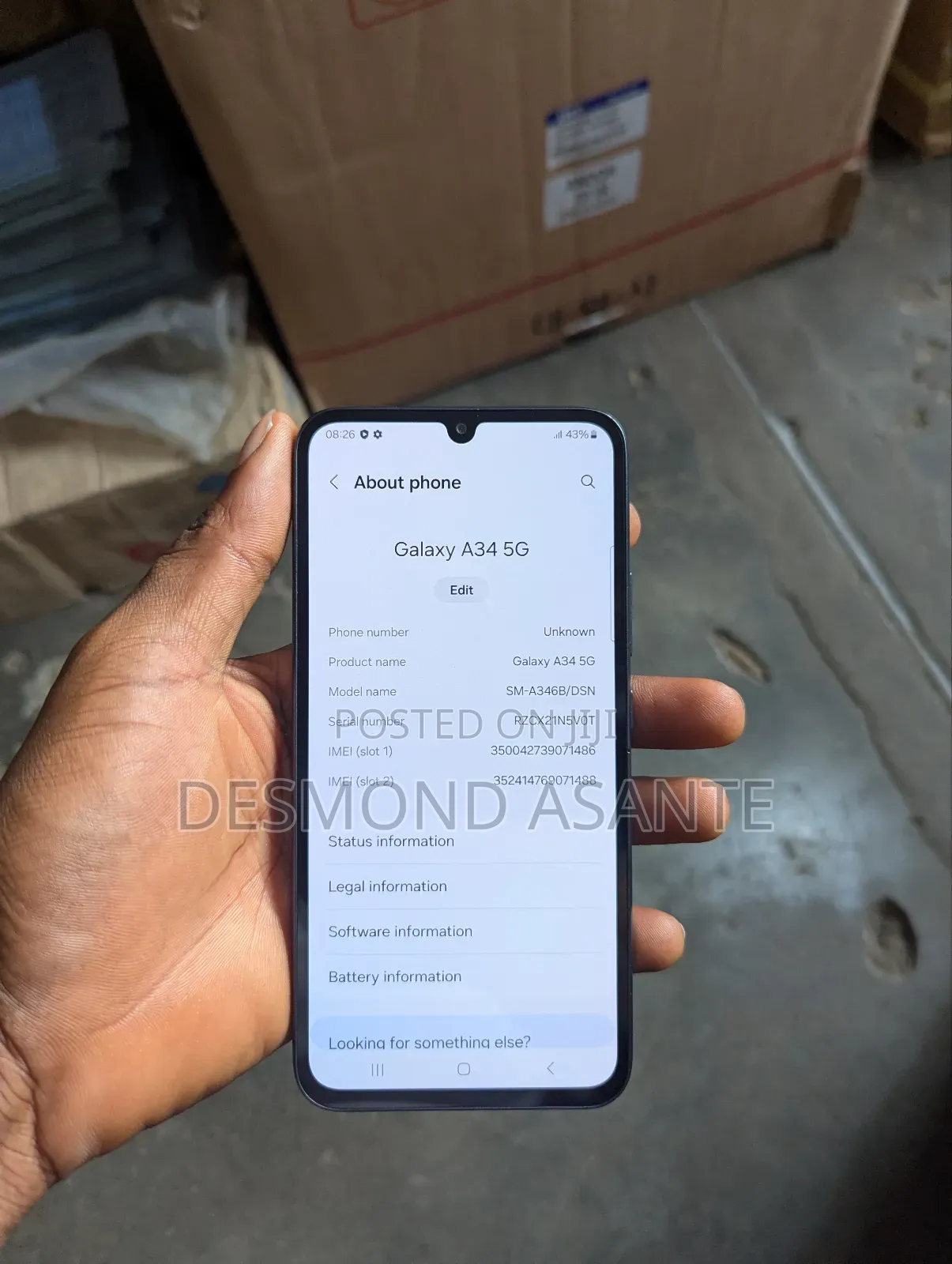 Samsung Galaxy A34 5G 128 GB Black