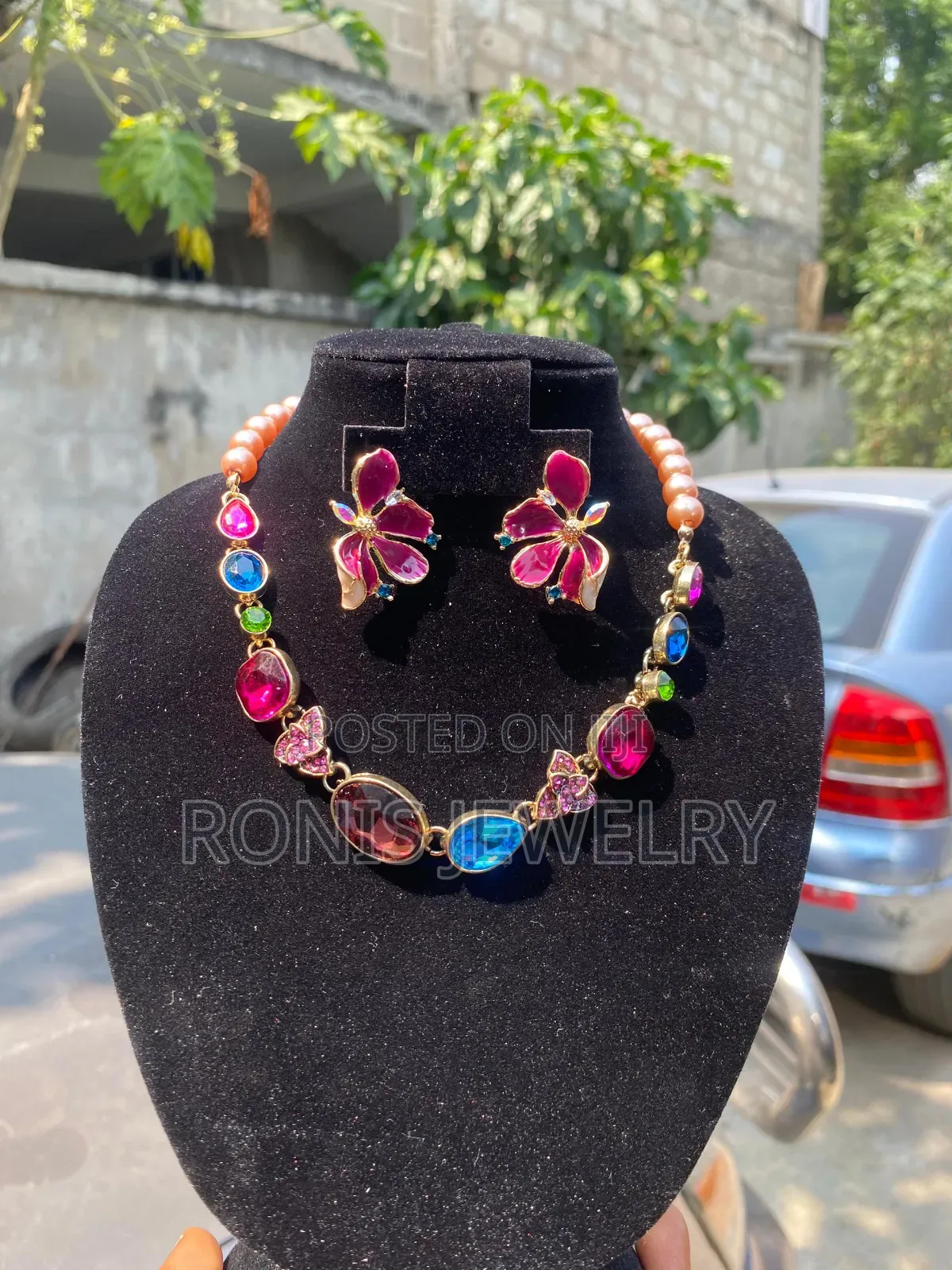 Floral Jewelry Set