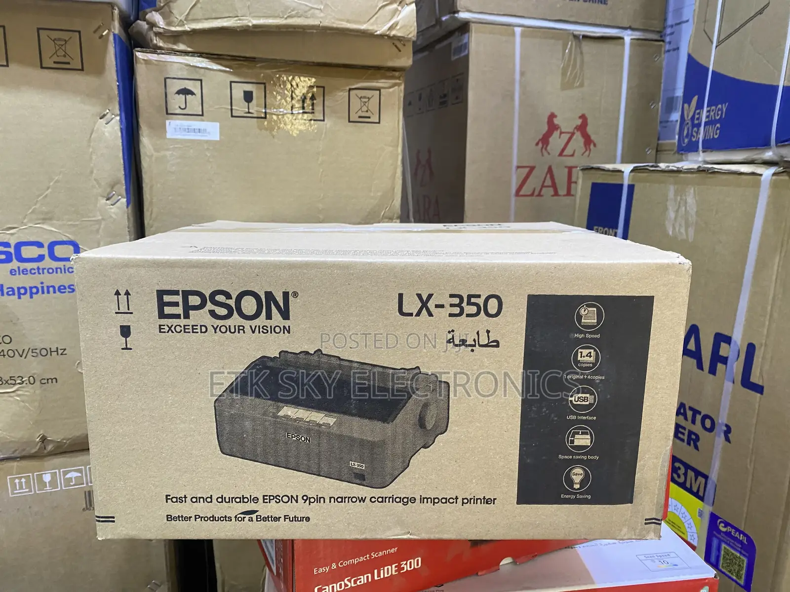 Epson Lx-350 9pin Dot Matrix Printer