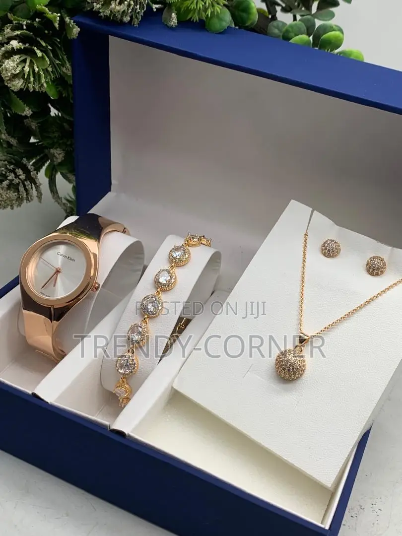 Calvin Klein Ladies Watch and Jewelry Set