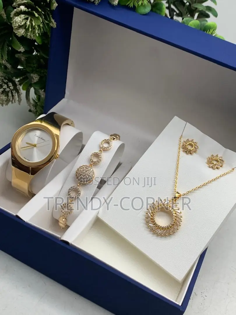 Calvin Klein Ladies Watch and Jewelry Set