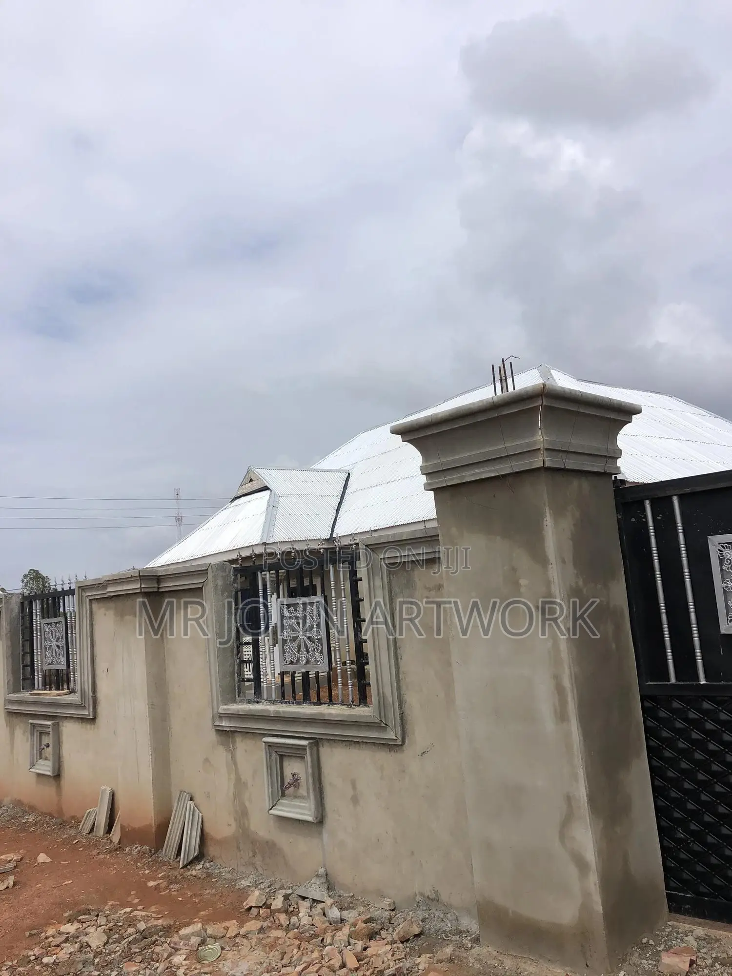 Gate Pillar and Fence Wall Copping Design Artwork